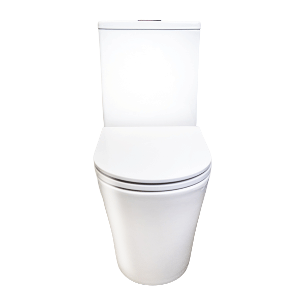 Indigo Cali Rimless Toilet Suite - modern toilet suite - rimless back to wall toilet suite - Affordable luxury toilets